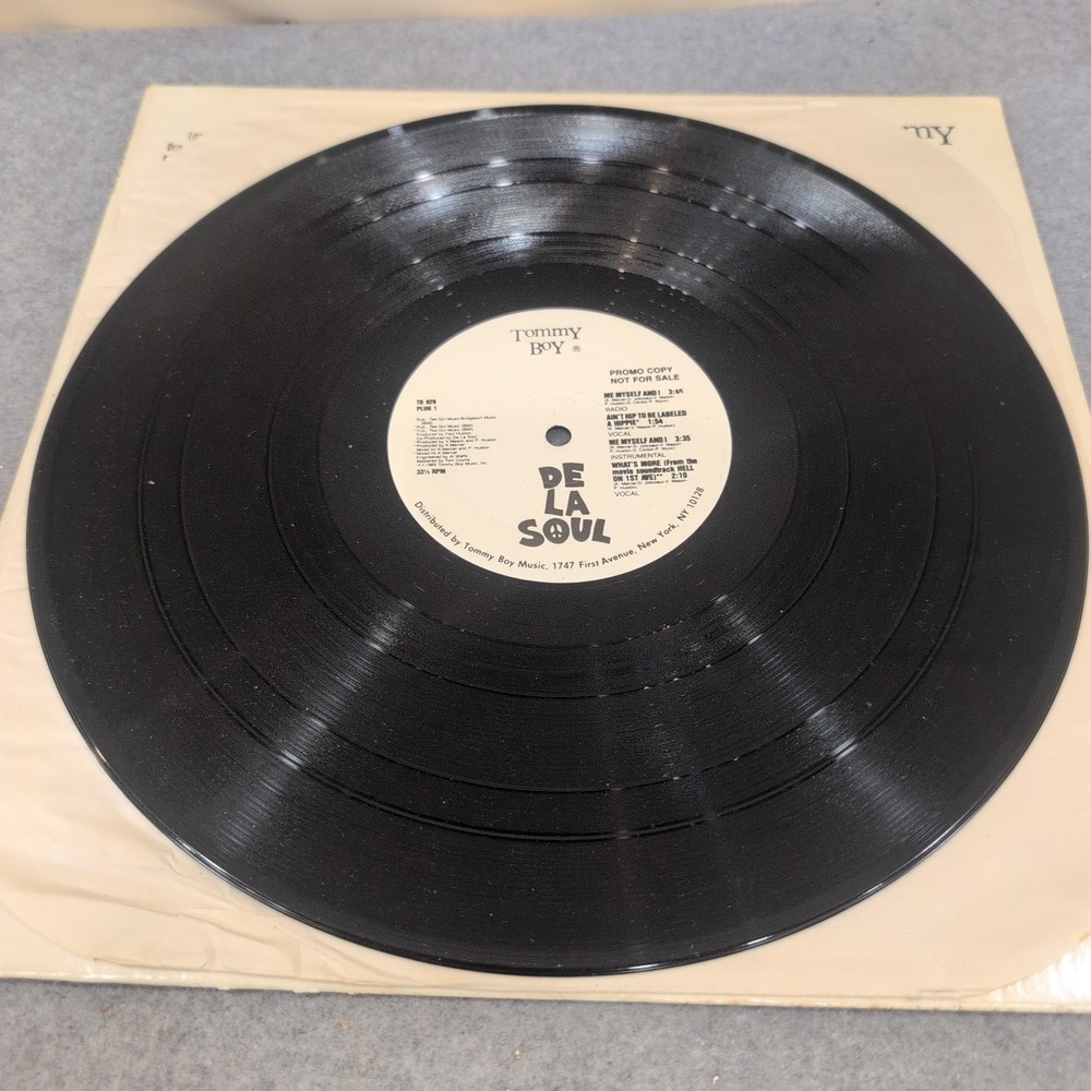 De La Soul Me Myself and I 12" Vinyl Promo Tommy Boy TB 926 Hip Hop 1989 - Picture 4 of 7